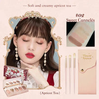 5-Color Shimmer and Glitter Eyeshadow Palette