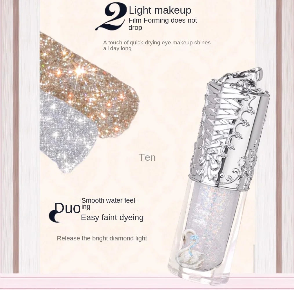 Long-Lasting Liquid Glitter Eyeshadow for Shimmering Eye Makeup - 9