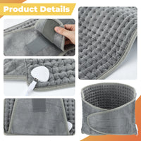 Electric Heated Lumbar Support Belt for Back Pain