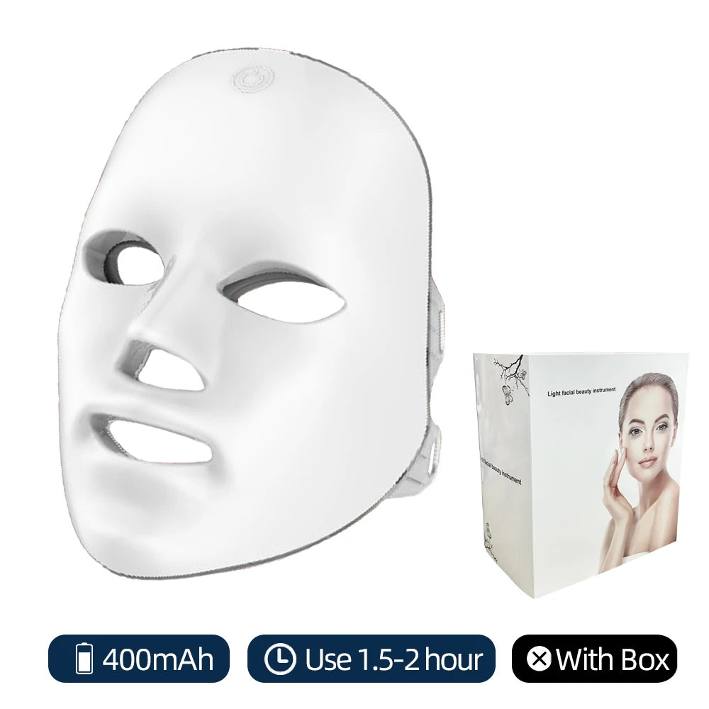 7-Color LED Photon Therapy Facial Mask for Skin Rejuvenation - 15