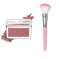 Matte Embossed Blush Palette with Brush