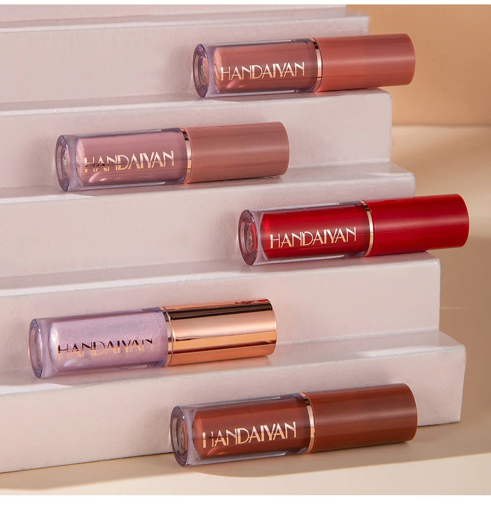 12-Color Waterproof Matte Liquid Lipstick Set - 17