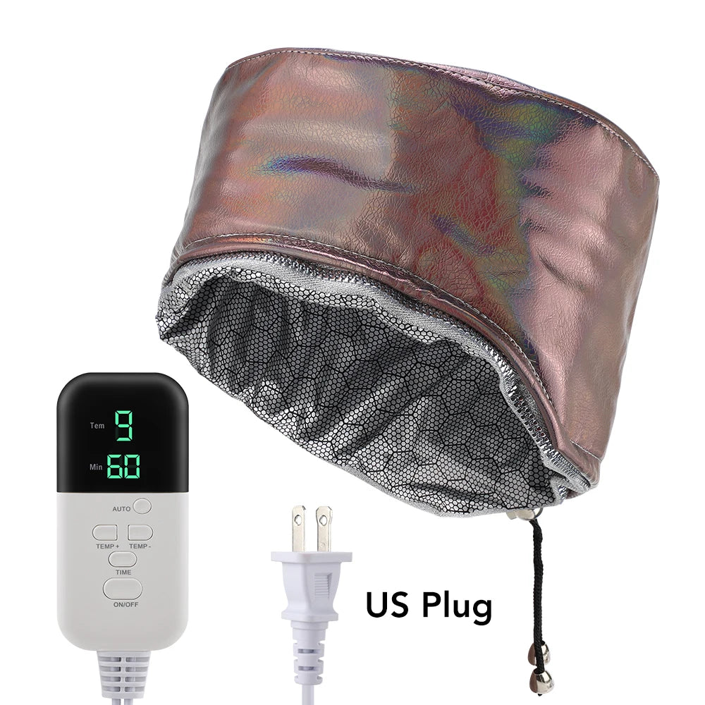 Electric Deep Conditioning Hair Steamer Cap for Home Spa - 13