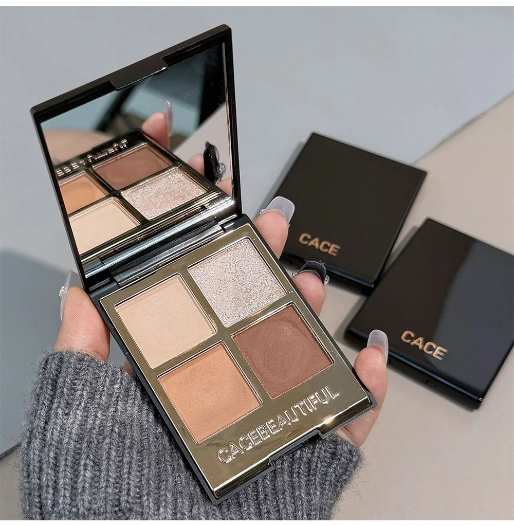 4-Color Versatile Eyeshadow Palette for Daily Makeup - 20