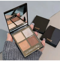 4-Color Versatile Eyeshadow Palette for Daily Makeup