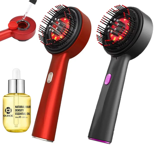 Infrared Red Light Therapy Hair Growth Scalp Massager Comb