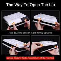 Professional 2-in-1 Nail Dust Collector with LED Lighting