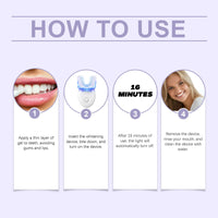 Professional Teeth Whitening Kit with Blue Light