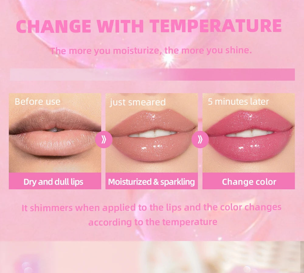 Color-Changing Hydrating Lip Oil Gloss - 10