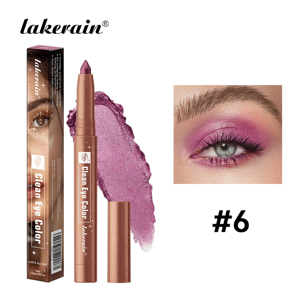 Waterproof Shimmer Eyeliner Pencil for Brightened Eyes - 37