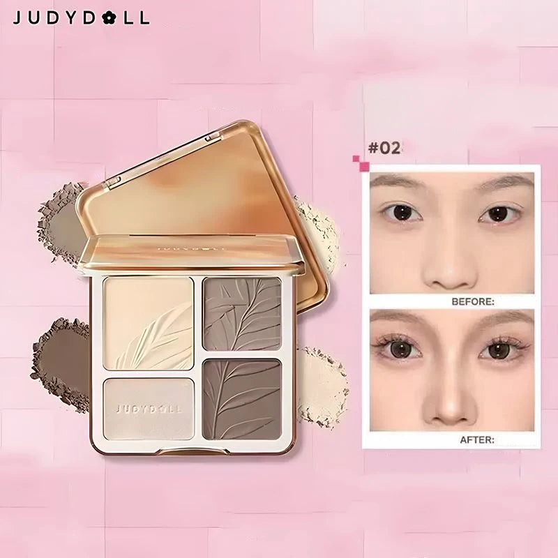 All-in-One Contour and Highlighter Face Palette - 3