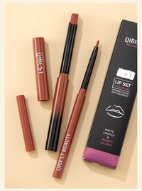 Matte Lipstick and Lip Liner Duo Set