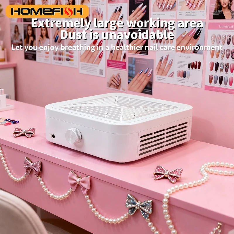 120W Professional Nail Dust Collector Vacuum - 13