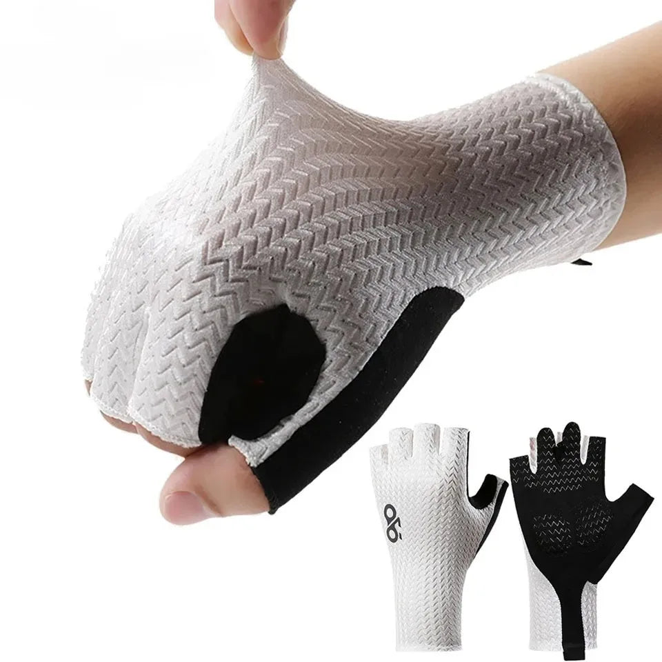 Breathable Half-Finger Cycling Gloves for Summer Sports - 1