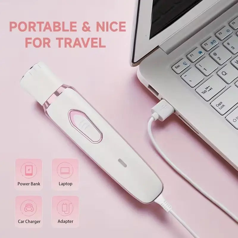 4-in-1 Rechargeable Painless Electric Hair Remover for Women - 3