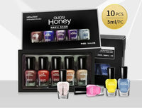 10-Piece Quick-Dry Peelable Nail Polish Set