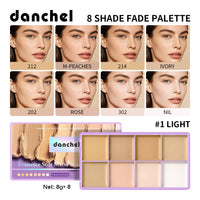 8-Shade Waterproof Full Coverage Cream Concealer Palette