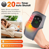Wireless Heated Ankle Massage Brace for Joint Pain Relief
