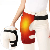 Heated Hip and Thigh Support Brace for Pain Relief