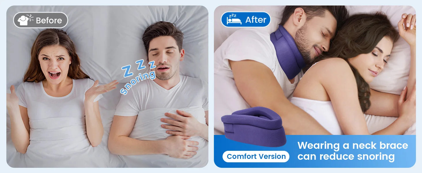Adjustable Foam Cervical Neck Support Brace for Pain Relief - 7