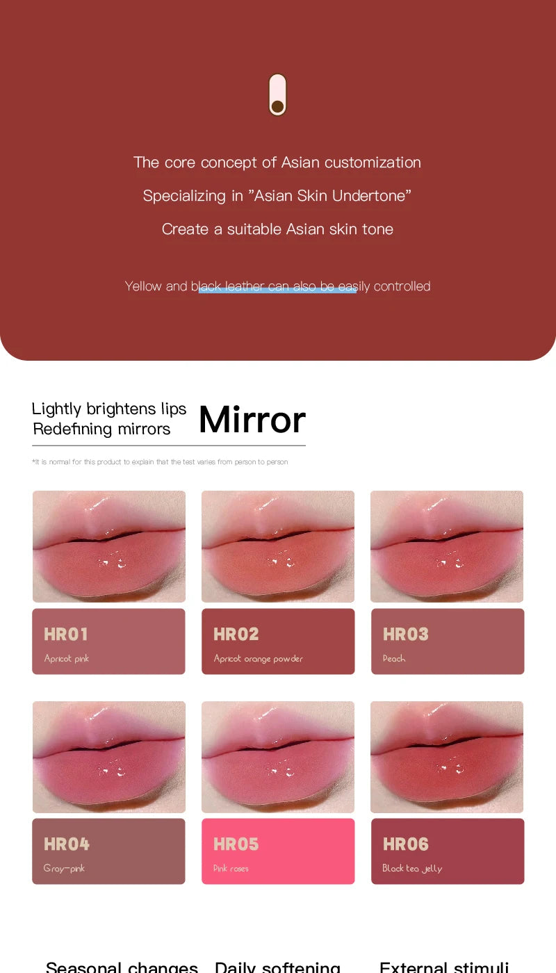 Hydrating Mirror-Finish Lip Gloss for Dewy Lips - 8