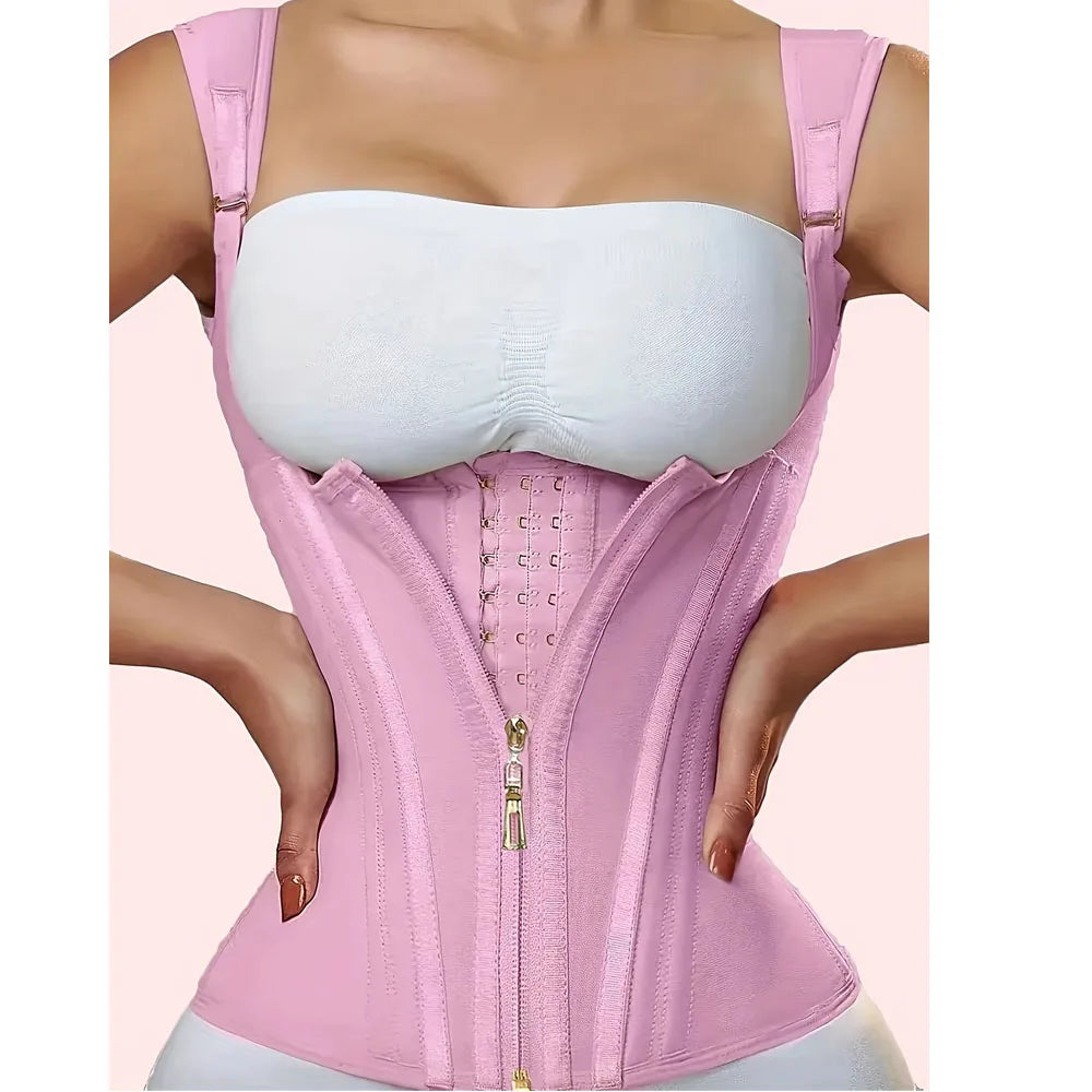 High-Elasticity Mesh Waist Cincher and Posture Correcting Corset - 6
