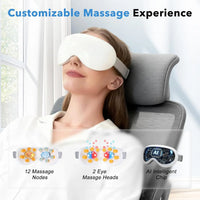 Heated and Cooling Eye Massager for Eye Strain