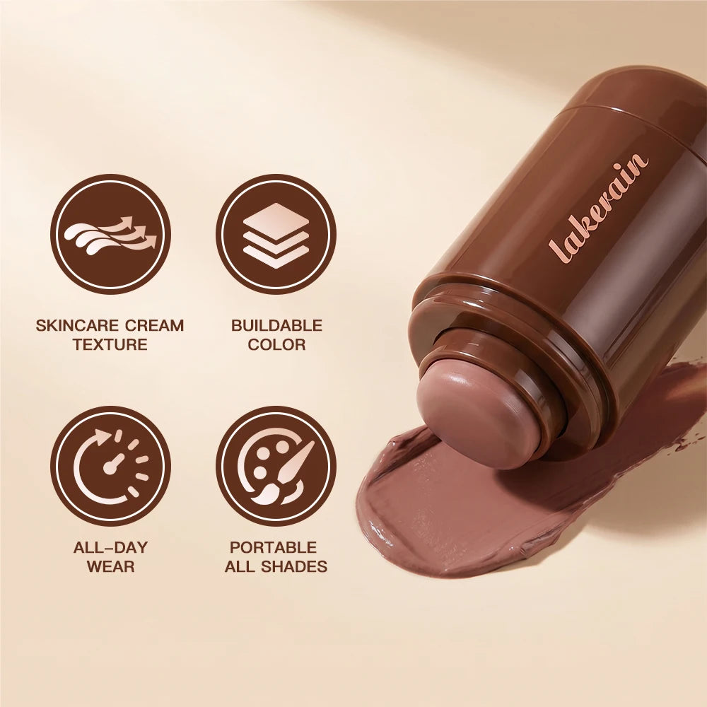 Cream Bronzer Contour Stick for Natural Sun-Kissed Glow - 8