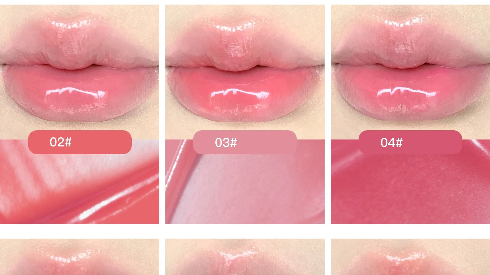 10-Color Moisturizing Lip Gloss Palette - 27