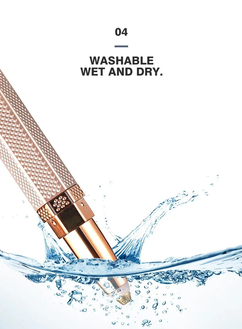 4-in-1 Painless Electric Shaver and Trimmer for Women - 13