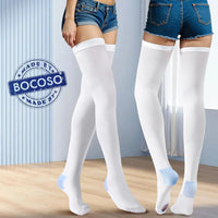 Thigh-High Graduated Compression Stockings 15-20 mmHg