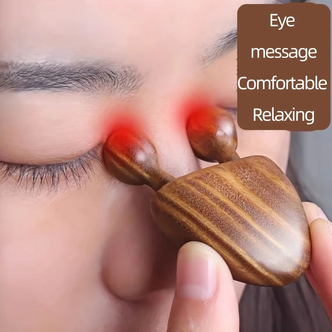 Sandalwood Eye and Facial Meridian Massage Tool - 1