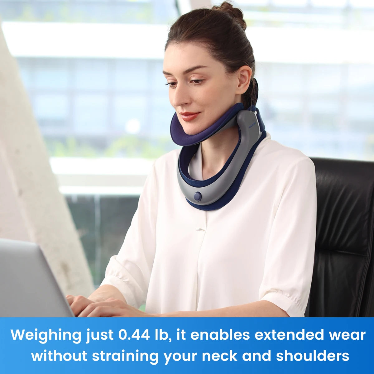 Adjustable Cervical Neck Traction Collar for Pain Relief - 6