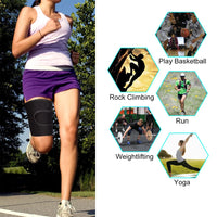 Adjustable Compression Thigh Brace for Muscle Support and Pain Relief