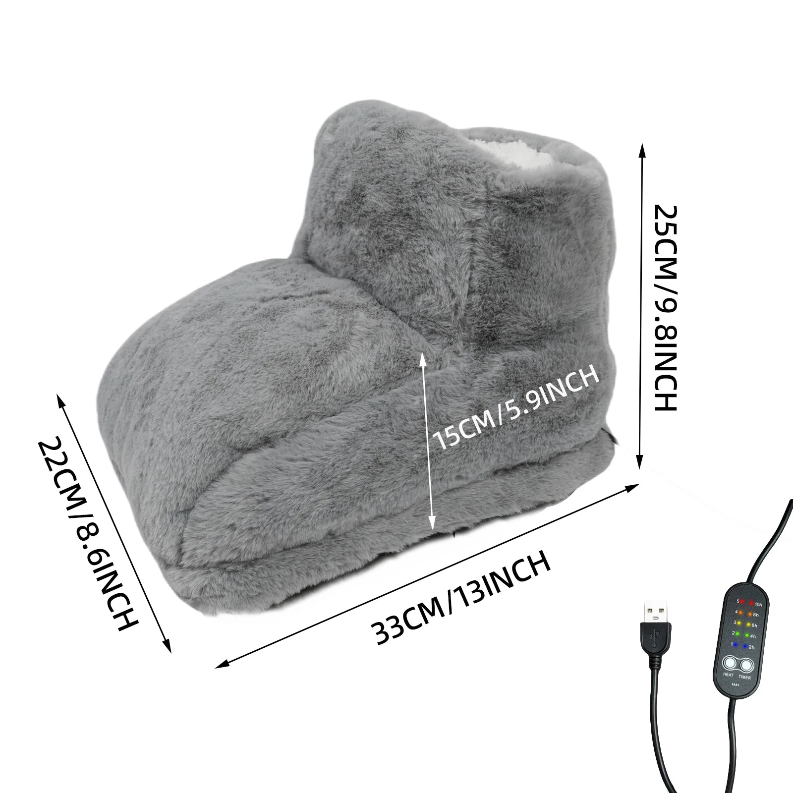 USB Heated Foot Warmer for Cold Feet - 6