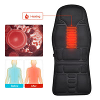 Full-Body Heated Vibration Massage Chair Cushion