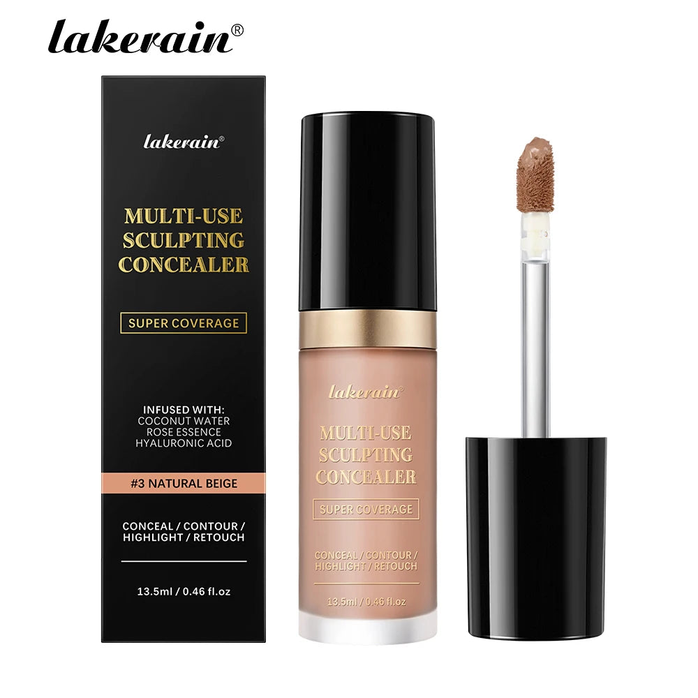 5-Color Waterproof Sculpting Concealer for Flawless Coverage - 25