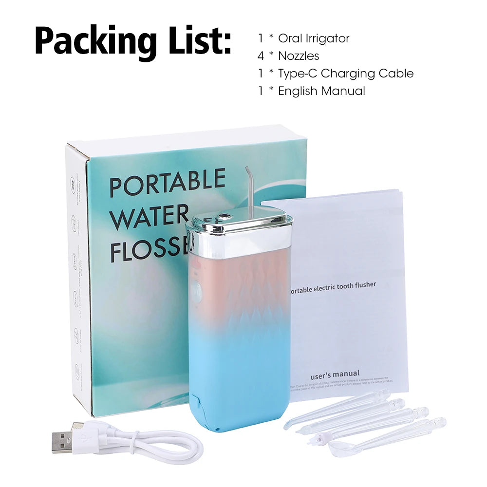 Portable Cordless Water Flosser for Deep Teeth Cleaning - 10