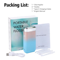 Portable Cordless Water Flosser for Deep Teeth Cleaning
