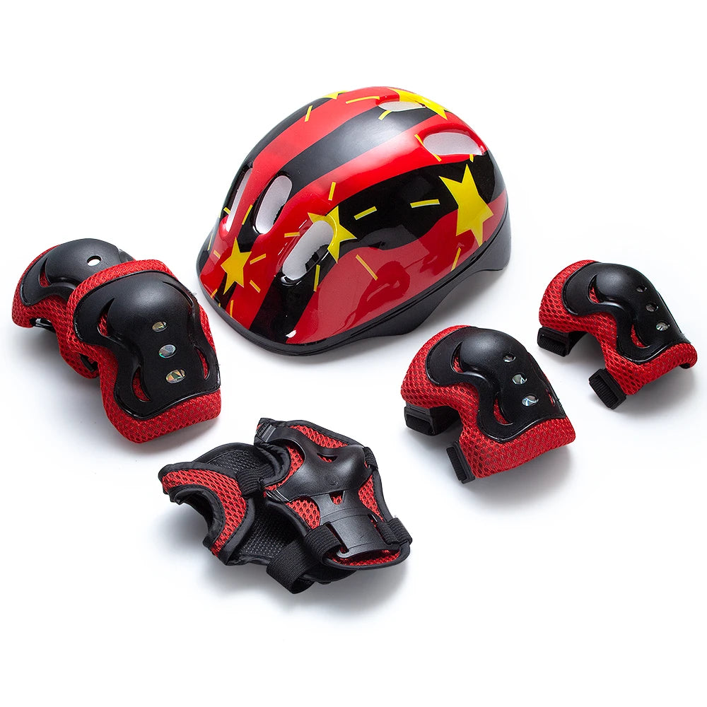 Kids Protective Helmet and Safety Gear Set for Sports - 9