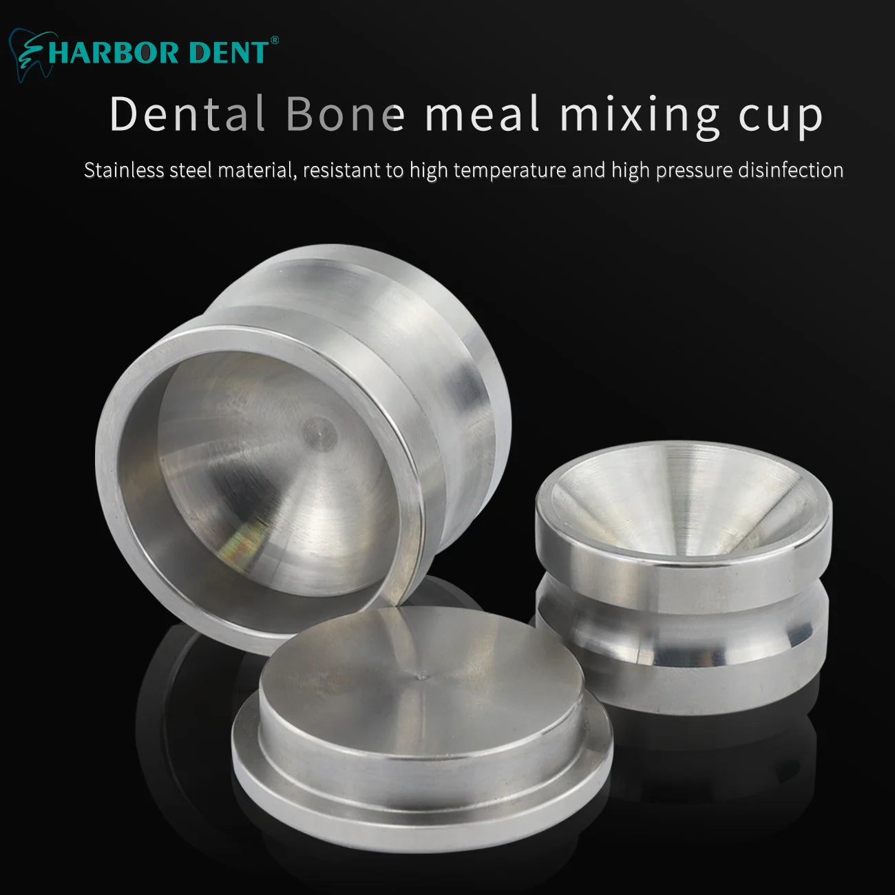 Stainless Steel Dental Bone Mixing Bowl for Lab - 4