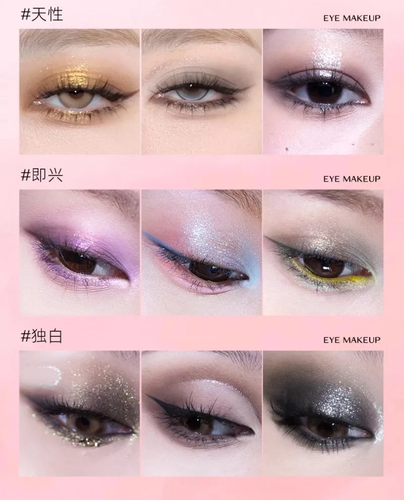 16-Color Highly Pigmented Matte and Shimmer Eyeshadow Palette - 34