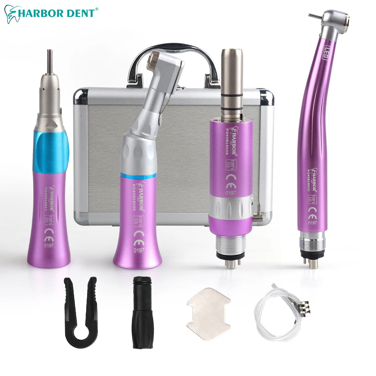 4-Piece Professional Dental Handpiece Kit - 4