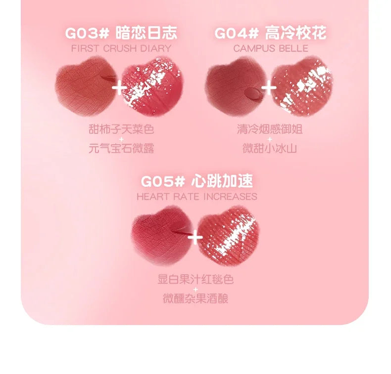 2-in-1 Dual Shade Mirror Finish Lip Gloss - 17