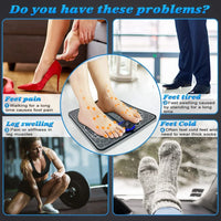 Electric EMS Foot Massager Pad for Muscle Relief