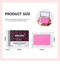 Matte Embossed Blush Palette for Natural Cheek Color