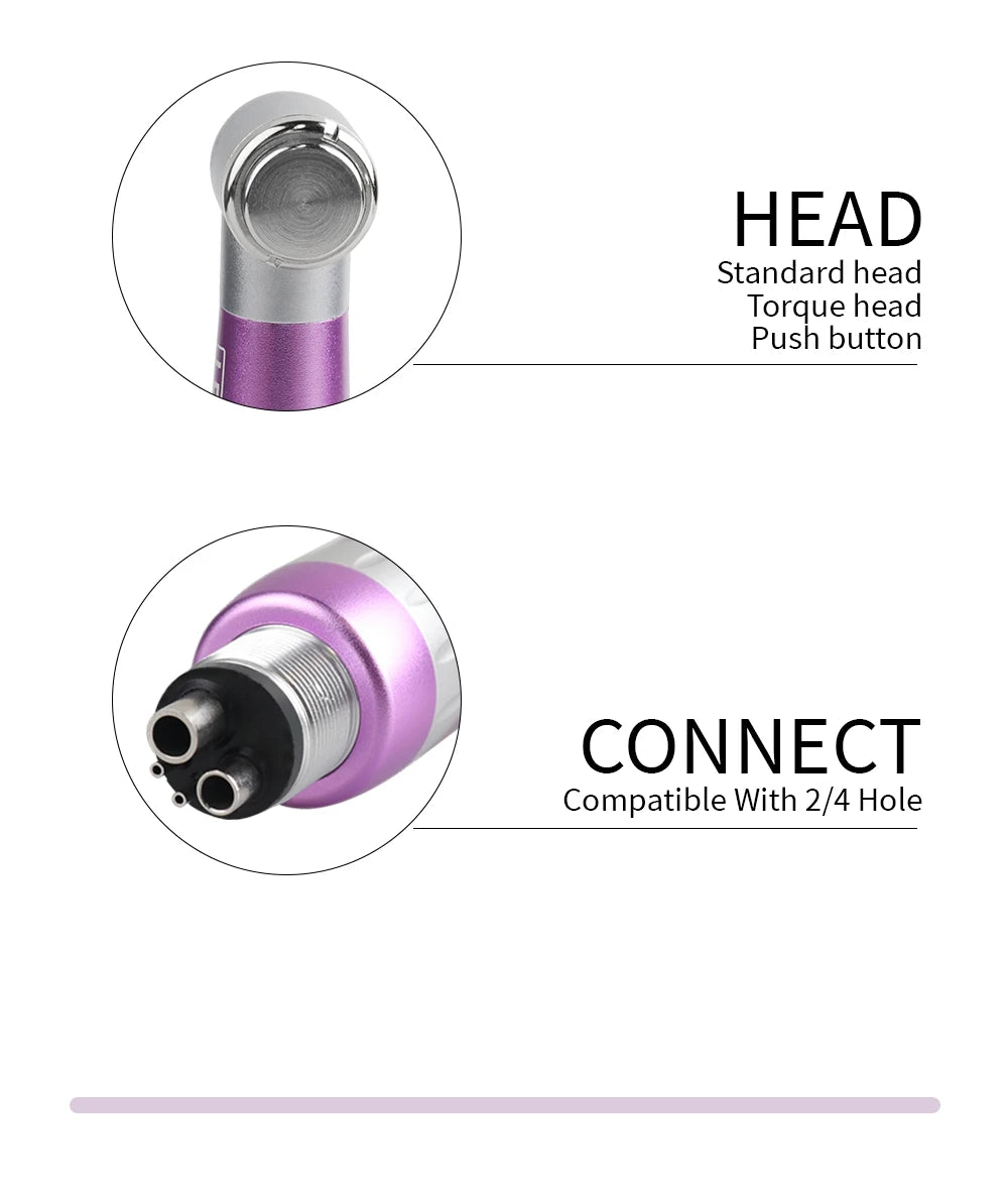 Professional 5-Piece LED Dental Handpiece Kit - 6