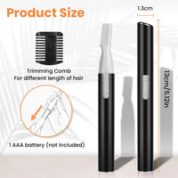 Portable Electric Eyebrow and Facial Hair Precision Trimmer