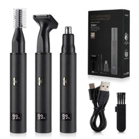 3-in-1 Electric Nose, Ear, and Eyebrow Grooming Trimmer