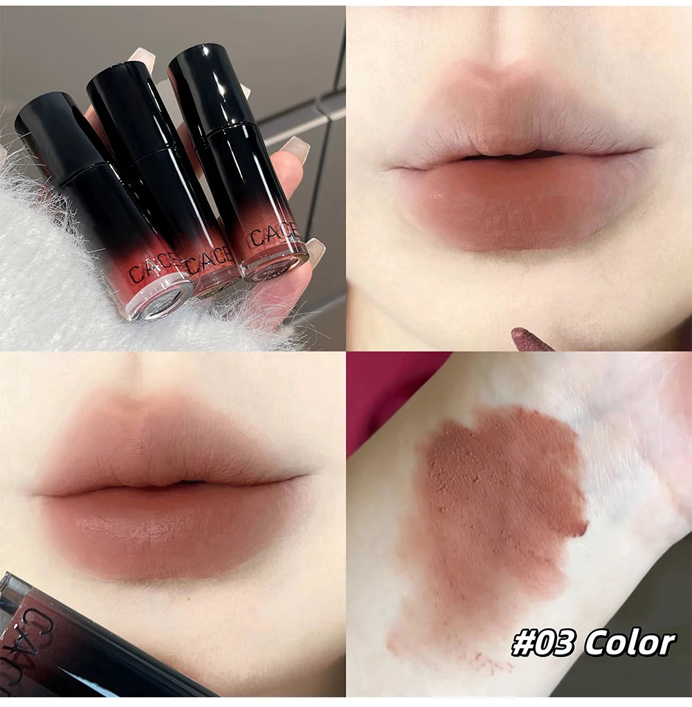 Matte Velvet Lip Clay Long-Lasting Waterproof Tint - 12